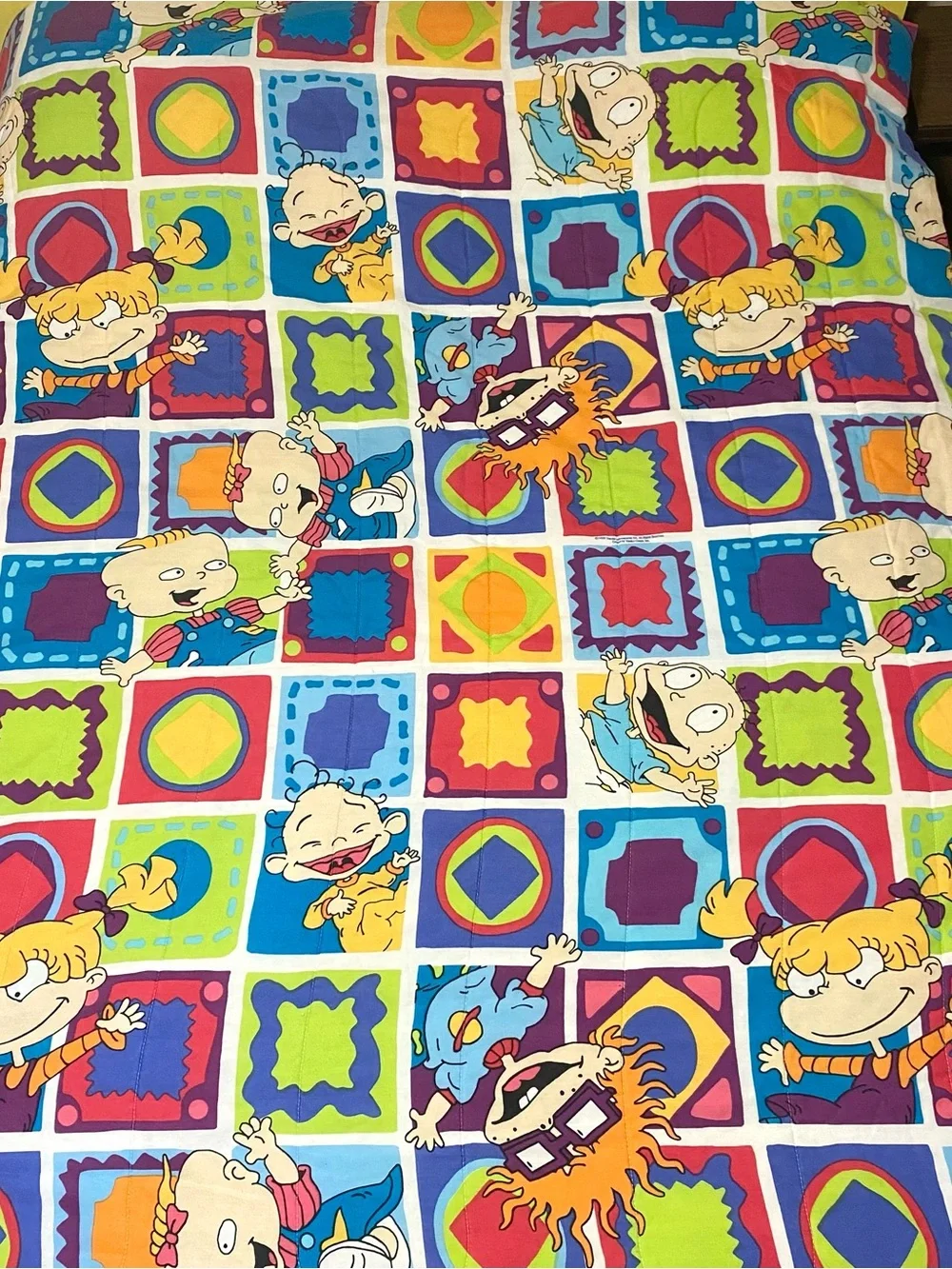 Vintage 90’s Rugrats Twin Size Reversible Comforter